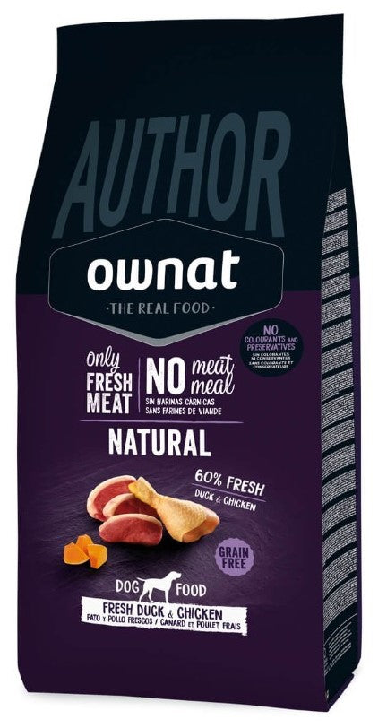 Ownat Author Fresh Duck & Chicken croquettes pour chien