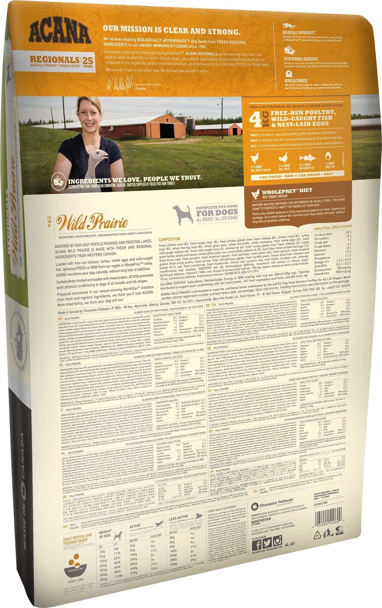 Acana Regionals Wild Prairie croquettes pour chien