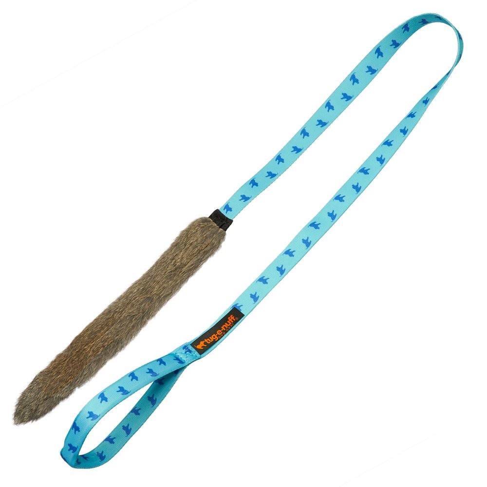TUG E NUFF Jouet chaser tug rabbit skin