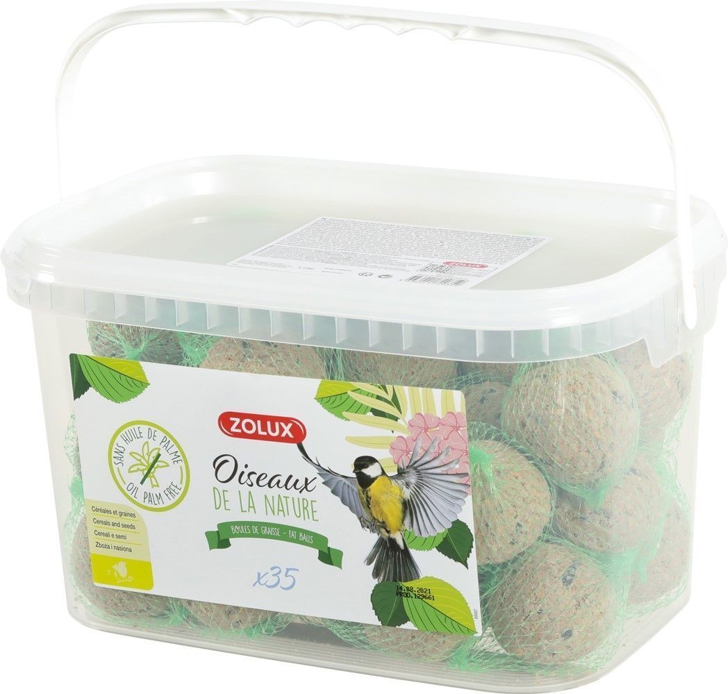 Zolux 35 boules de graisse de 90g