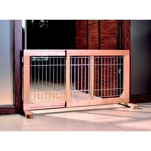 Barrière de sécurité en bois pour chien hauteur 50cm