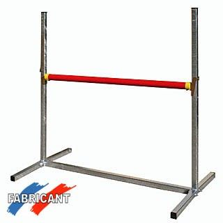 Haie d'obéissance en acier avec barre incluse