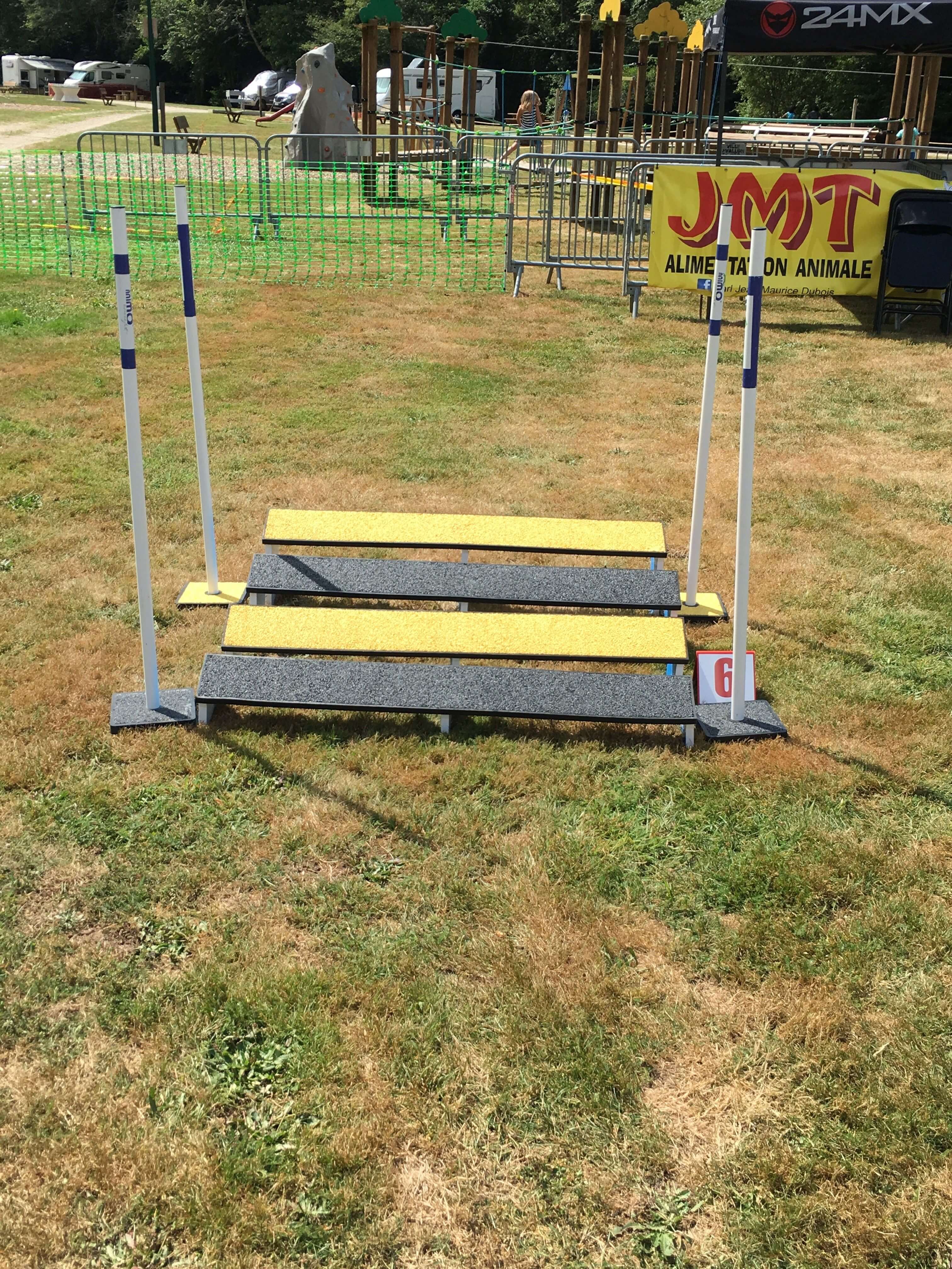 Elite Saut en longueur en tartan pour agility