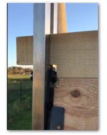 Kit basculant pour palissade de ring