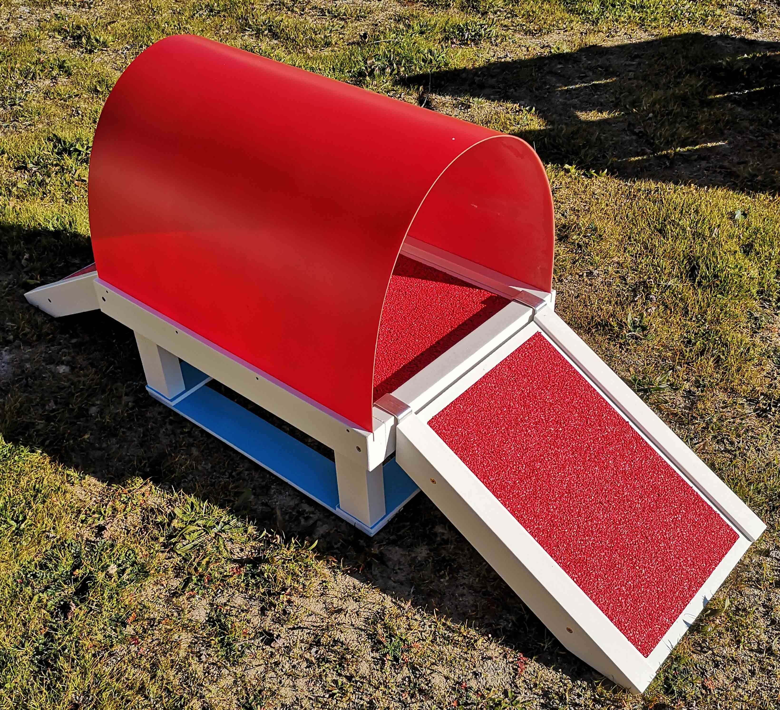 Eveil du chiot Le tunnel