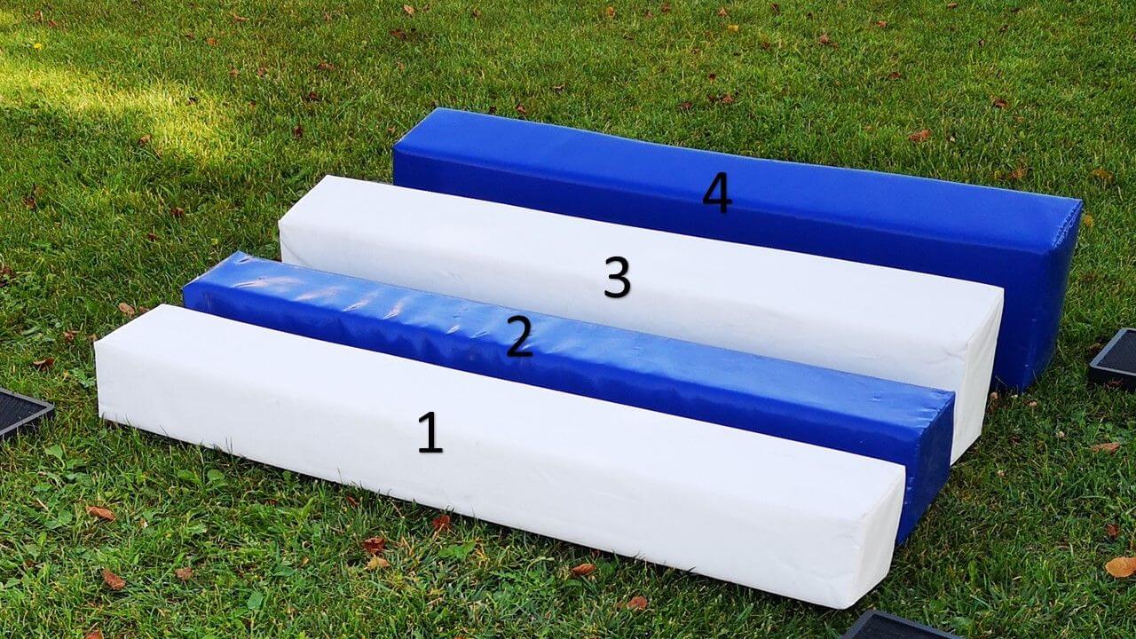 Initiale Saut en longueur en mousse