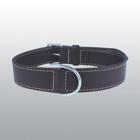 Collier en cuir double marron