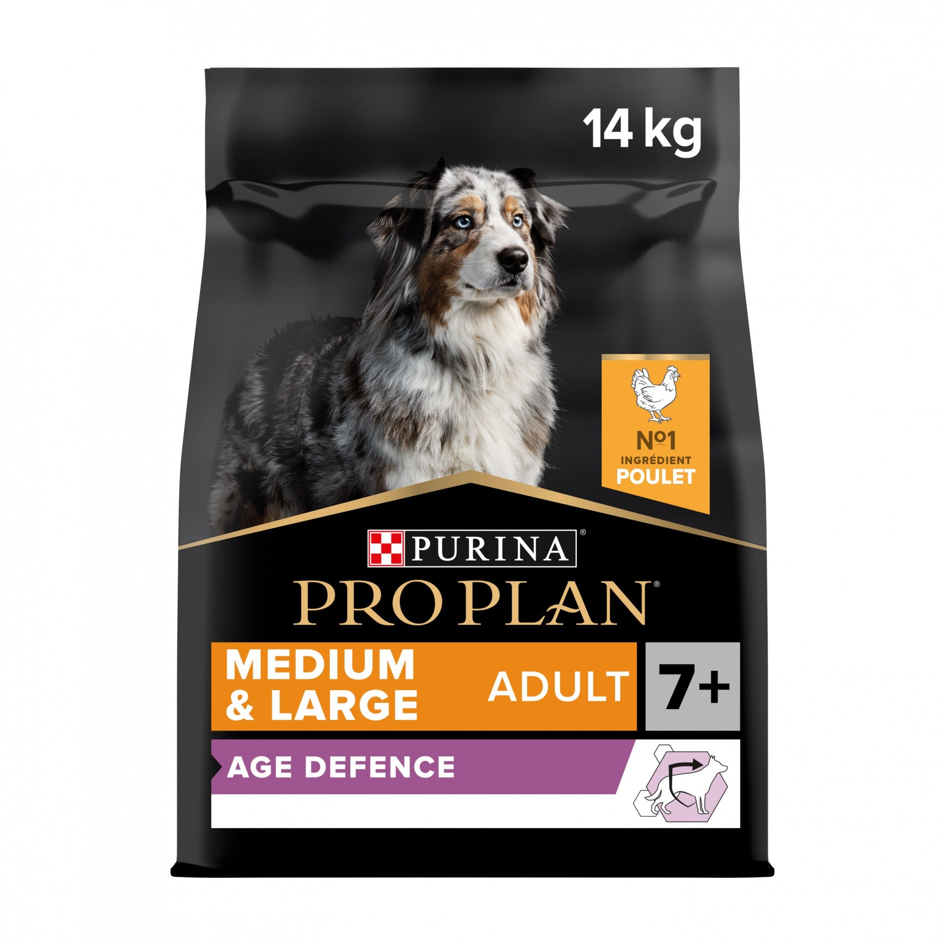 PRO PLAN Age Defence Medium & Large Adult au Poulet - Croquettes pour chien