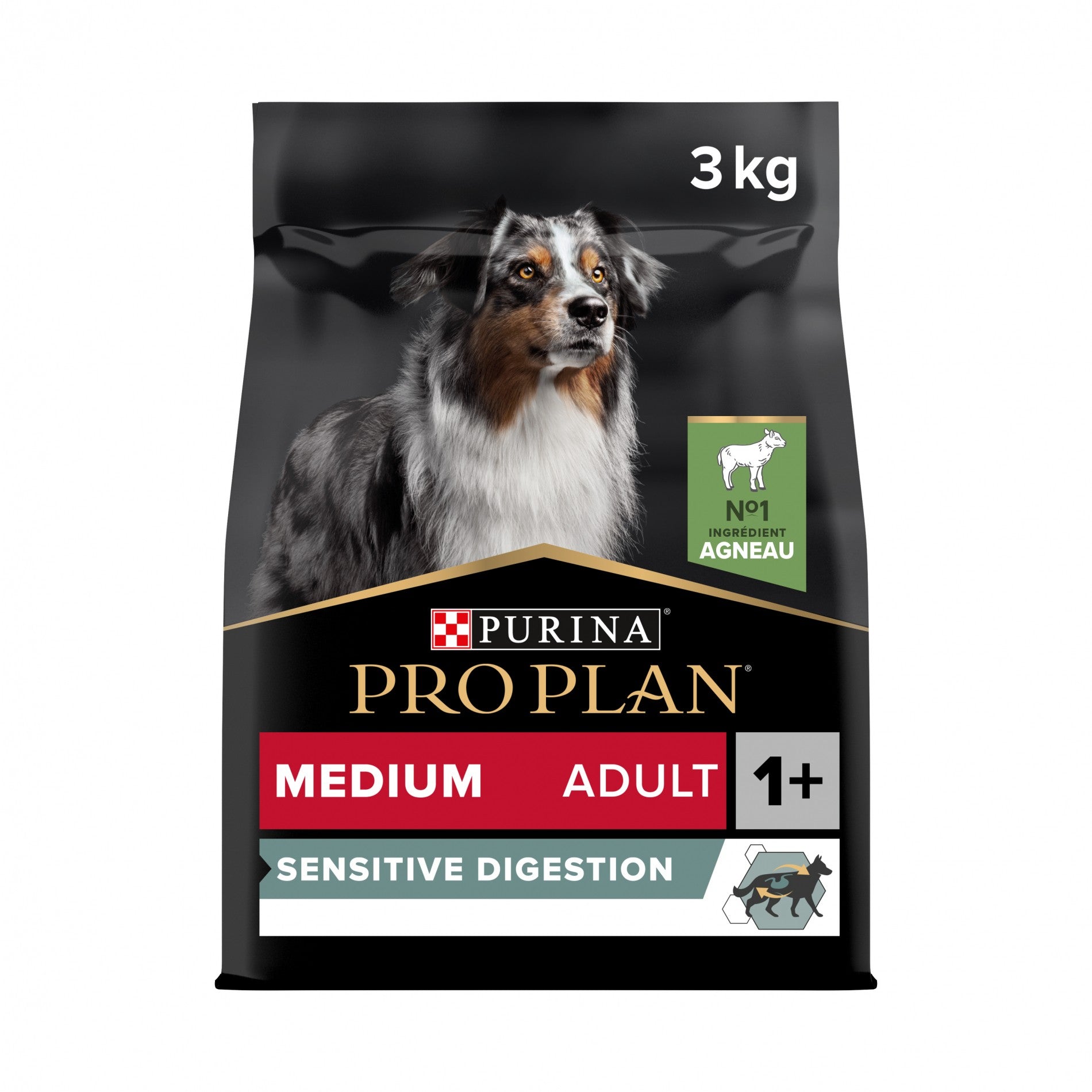 PRO PLAN Sensitive Digestion Medium Adult à l'Agneau - Croquettes pour chien