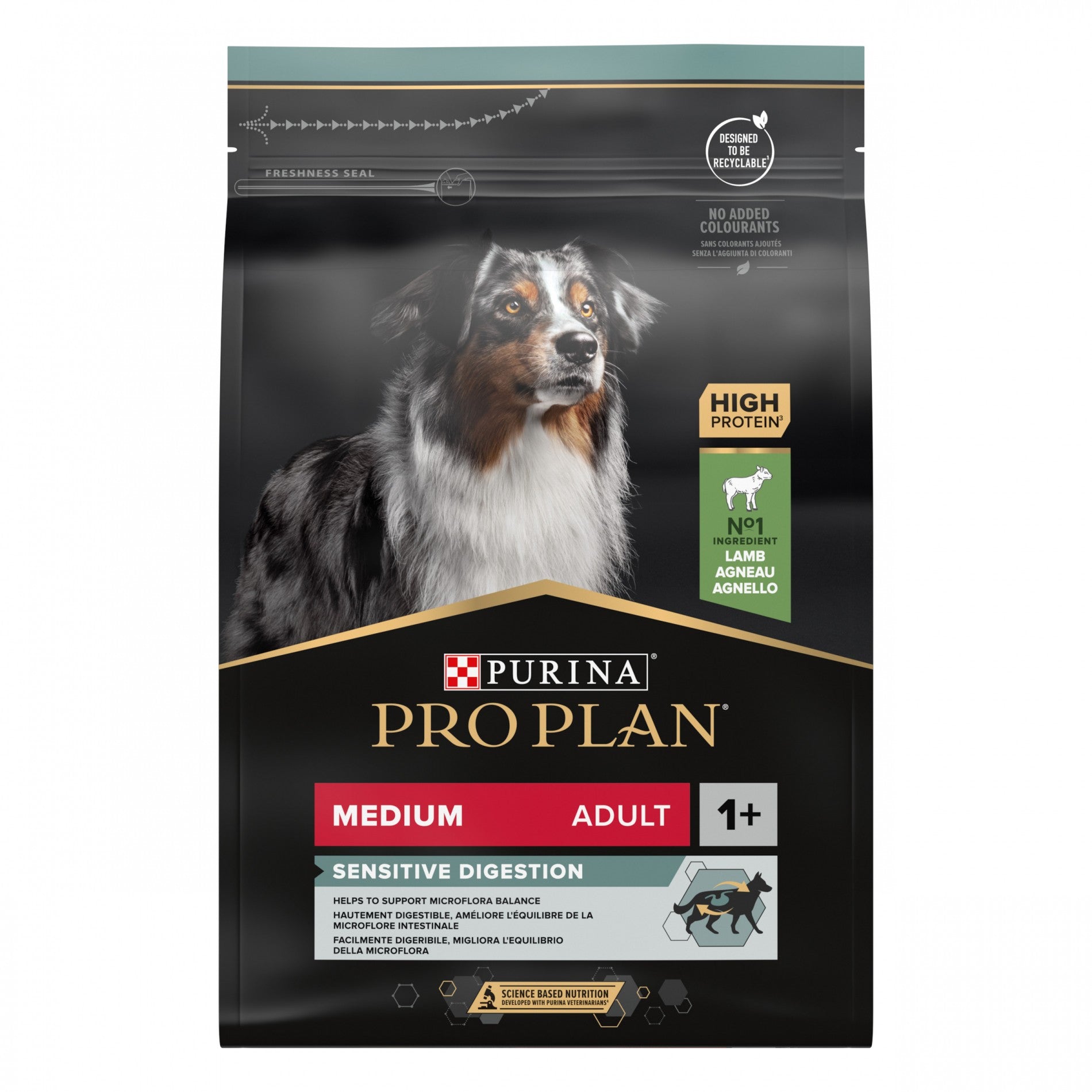 PRO PLAN Sensitive Digestion Medium Adult à l'Agneau - Croquettes pour chien