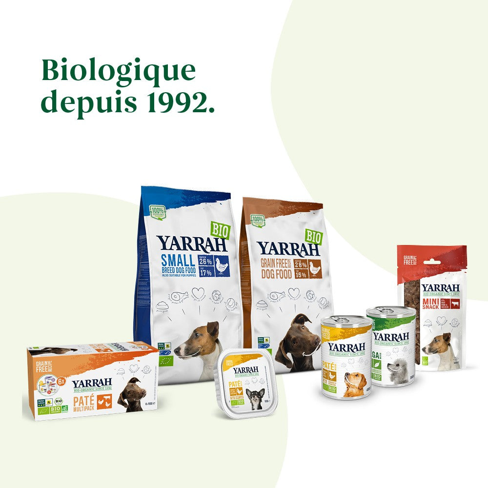 Yarrah croquettes bio pour chien de petite race