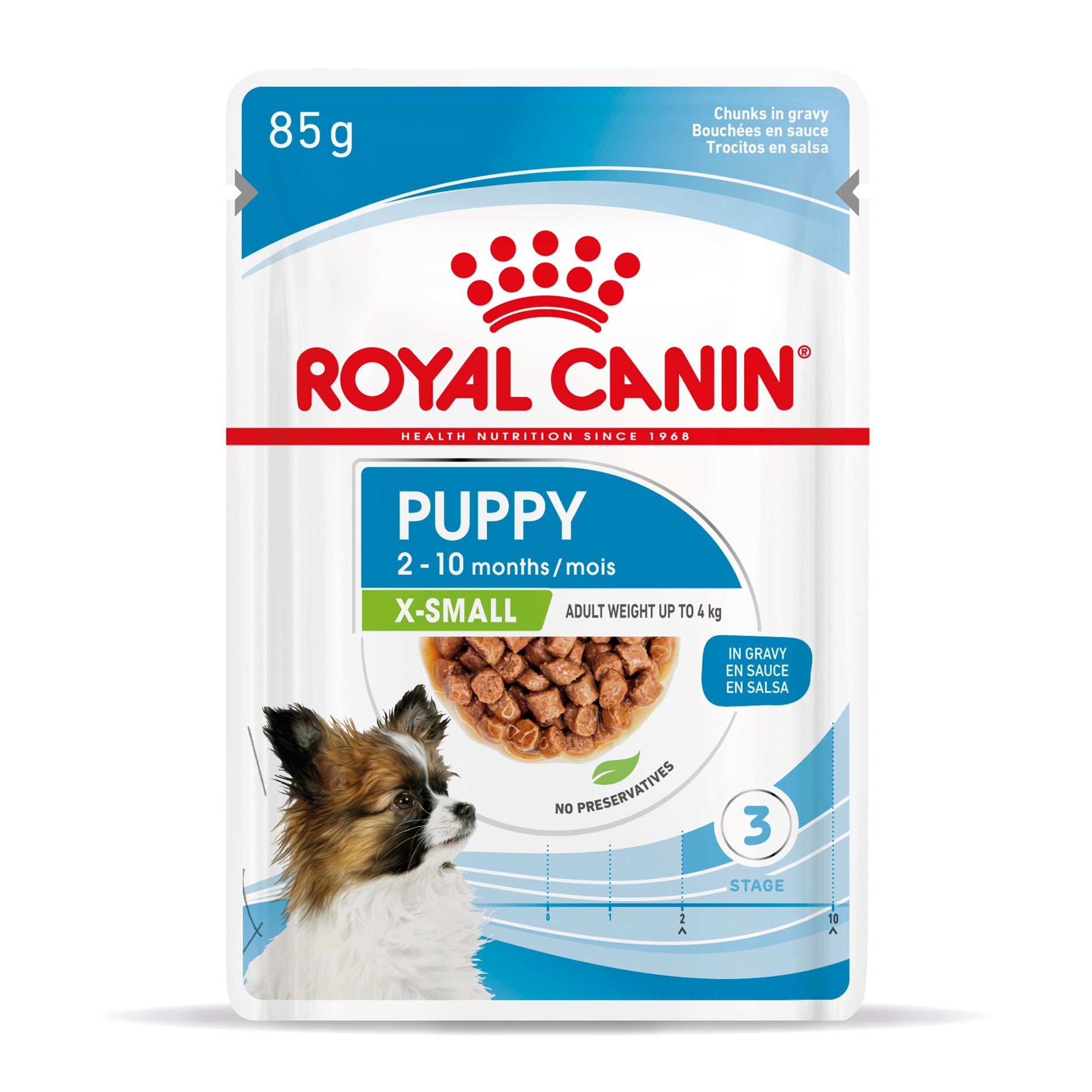 ROYAL CANIN X-Small Puppy en Sauce - Pâtée pour chiot