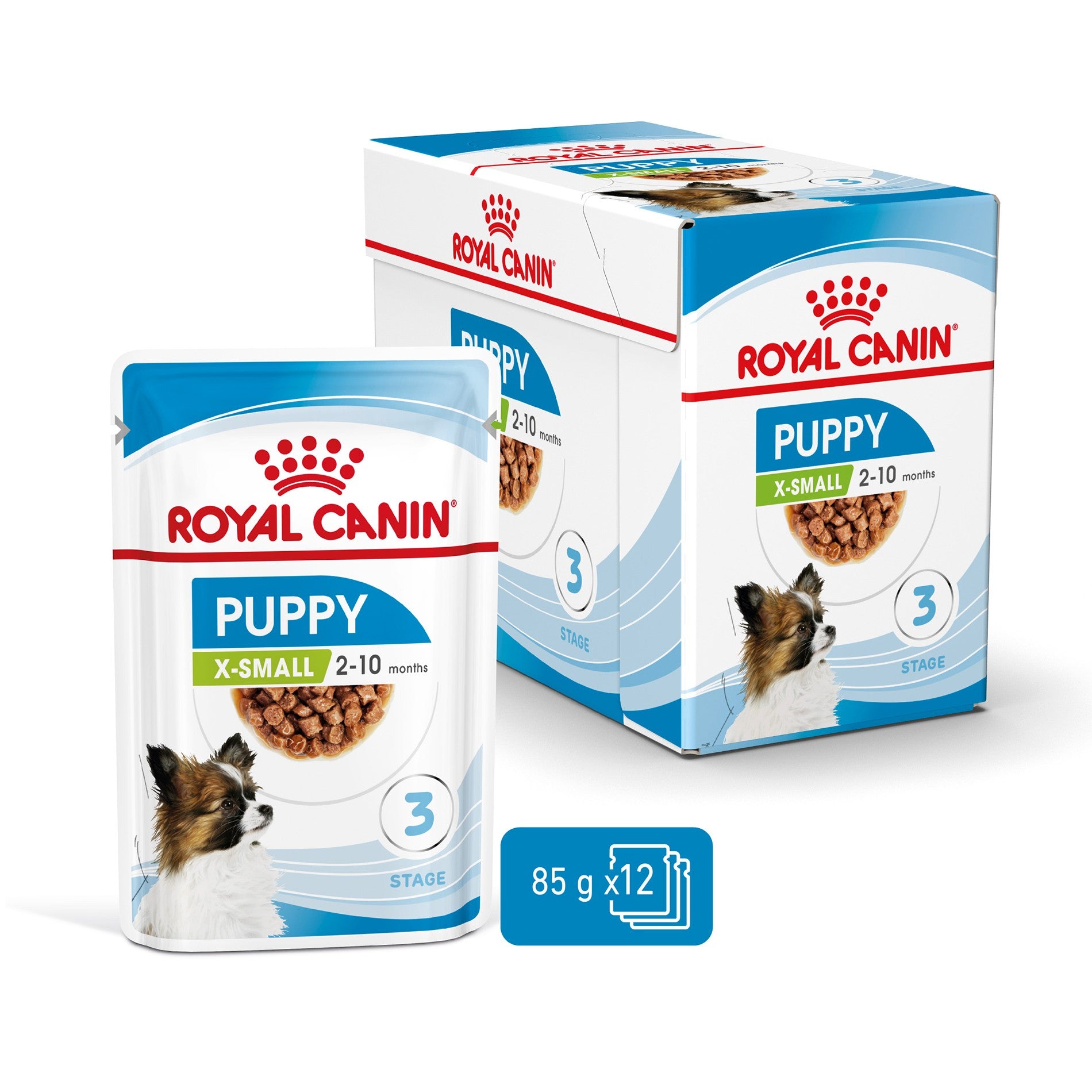 ROYAL CANIN X-Small Puppy en Sauce - Pâtée pour chiot