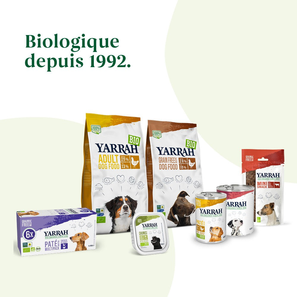 Yarrah croquettes bio pour chien adulte