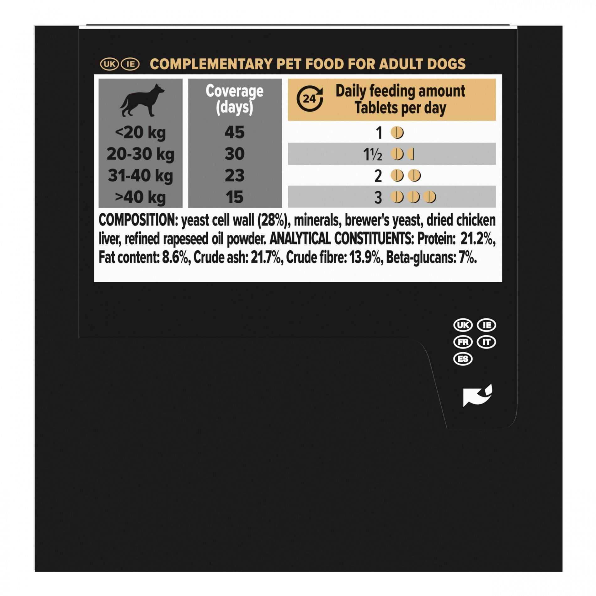 PRO PLAN® Natural Defenses+ en comprimés - Aliment complémentaire pour chien