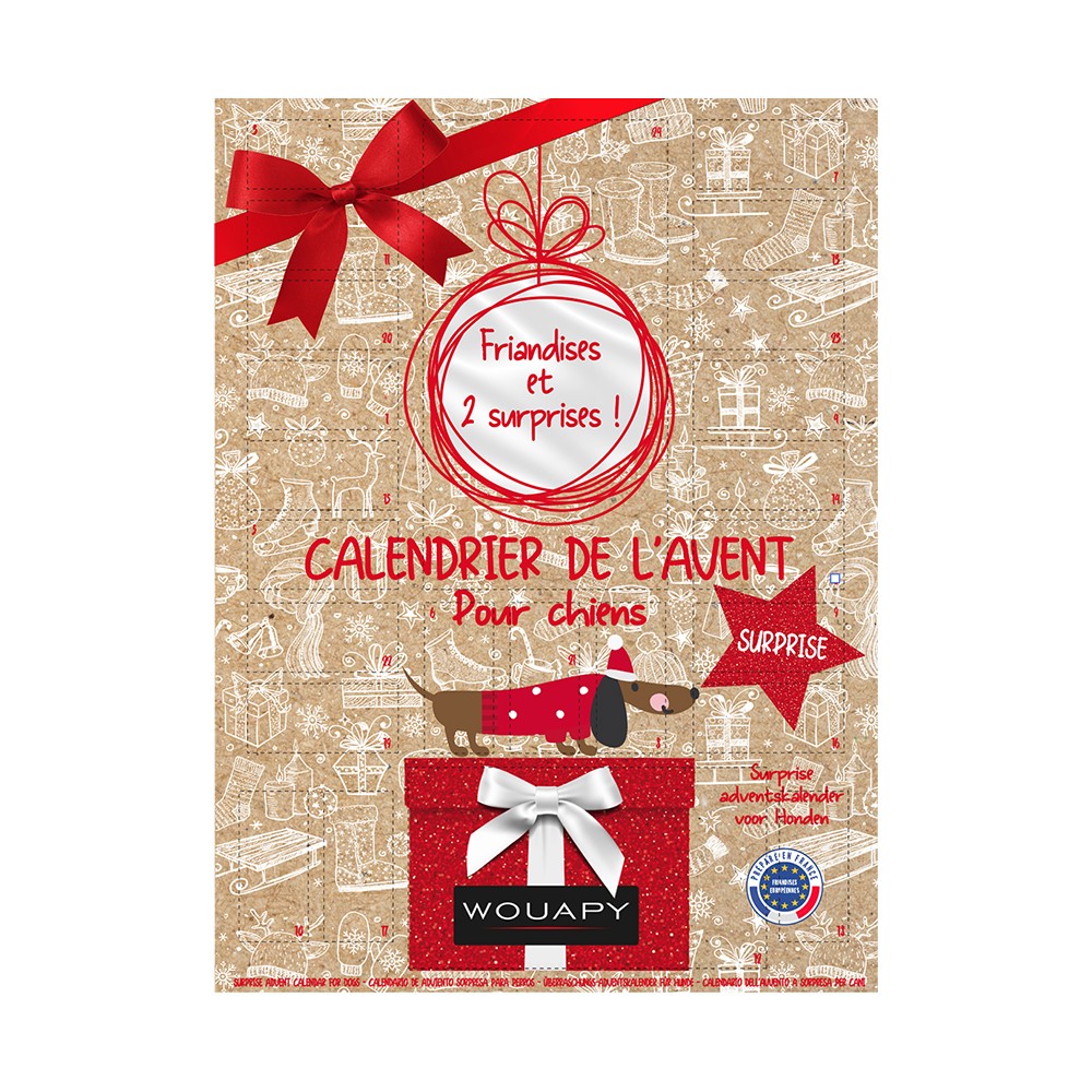 Calendrier de l'avent surprise pour chien