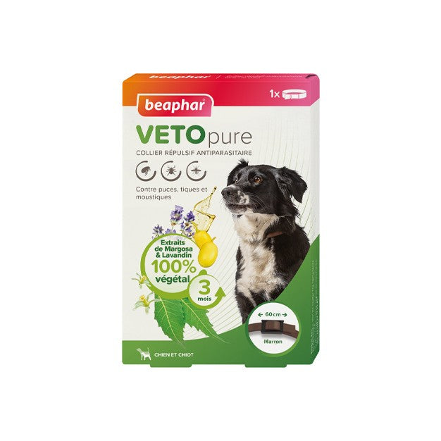 Collier répulsif antiparasitaire Vetopure