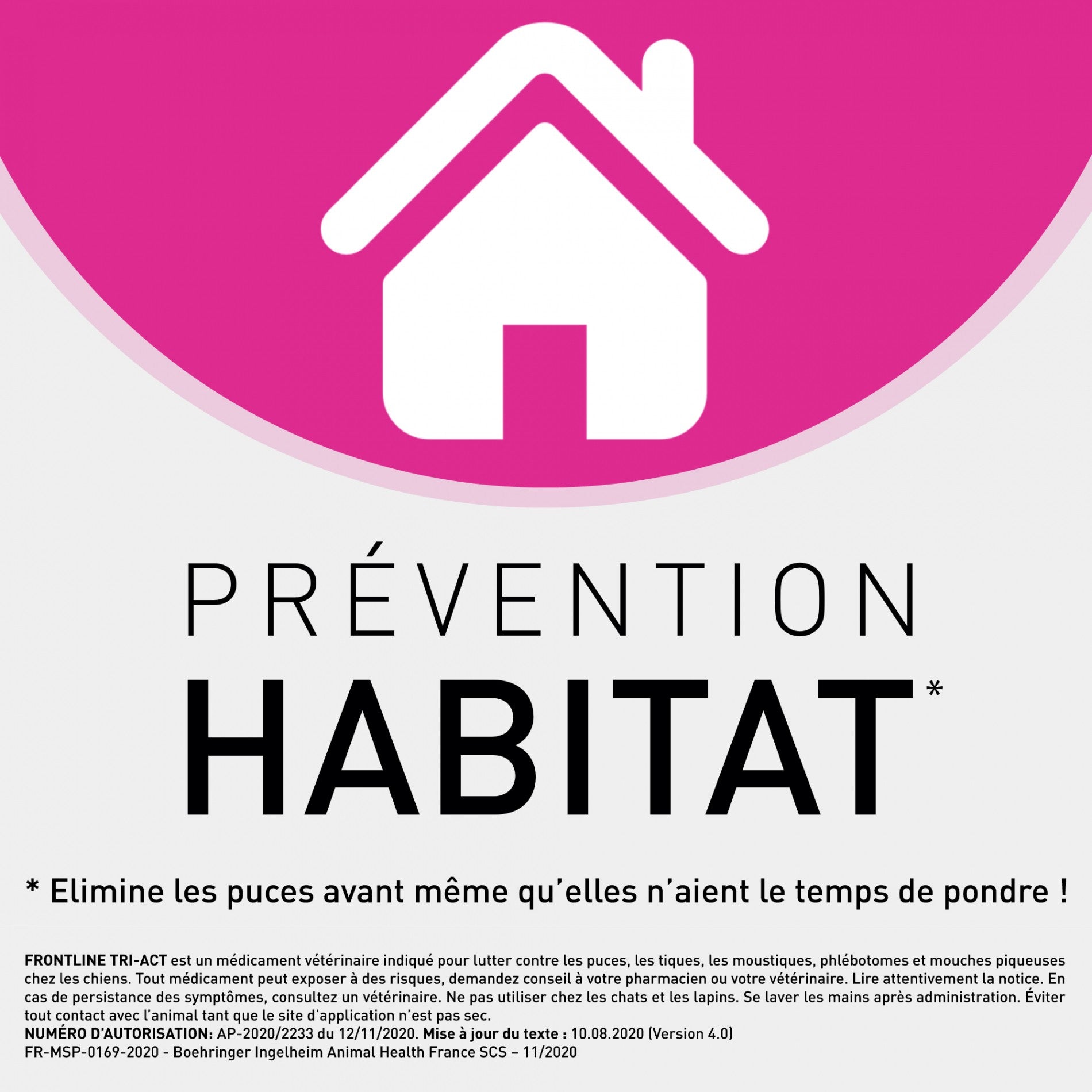 Frontline Tri-act chien