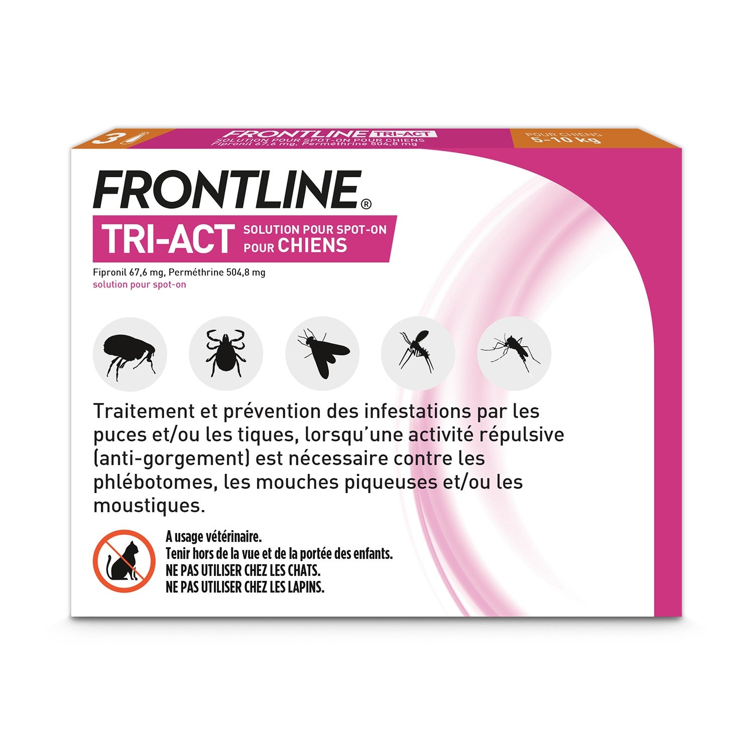 Frontline Tri-act chien