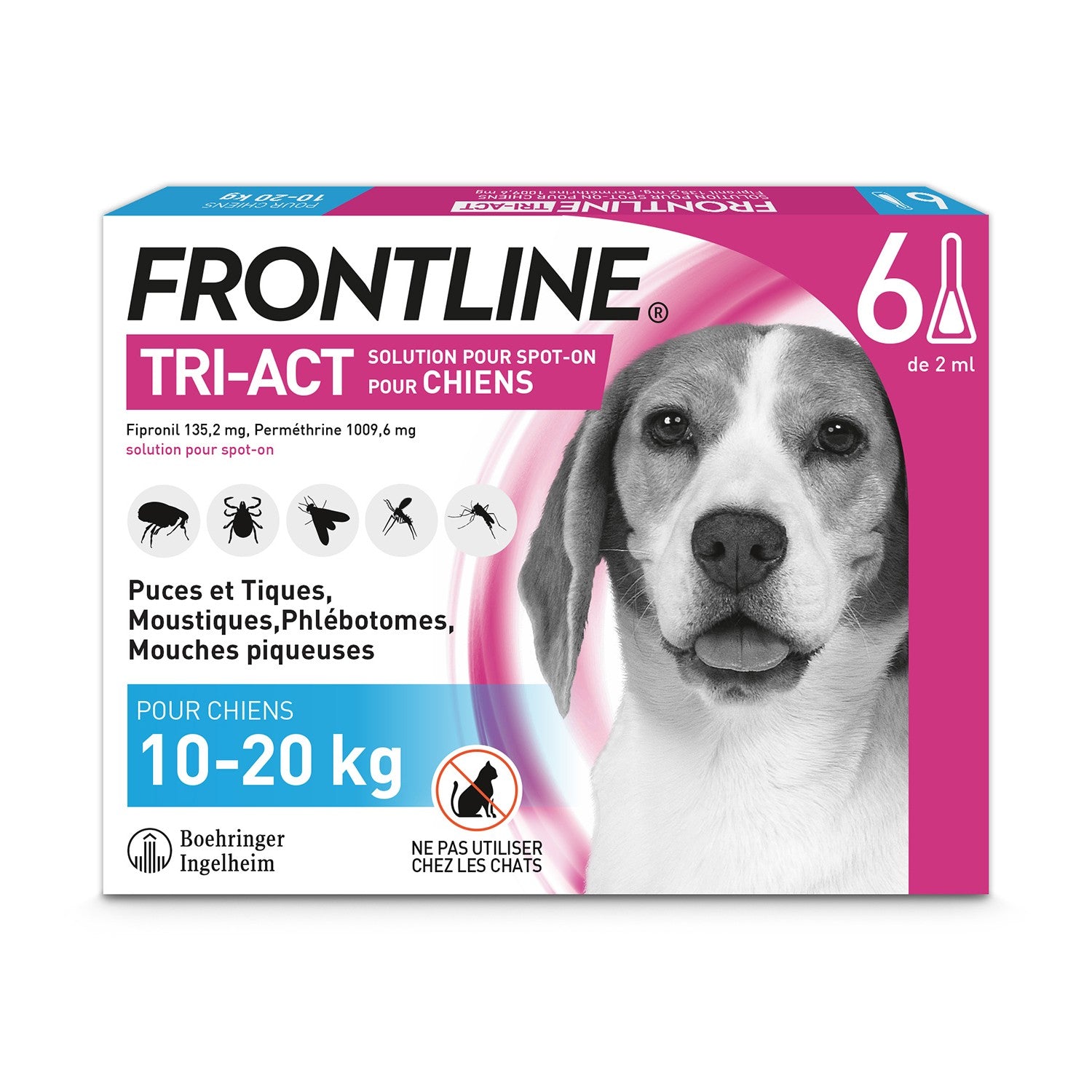 Frontline Tri-act chien