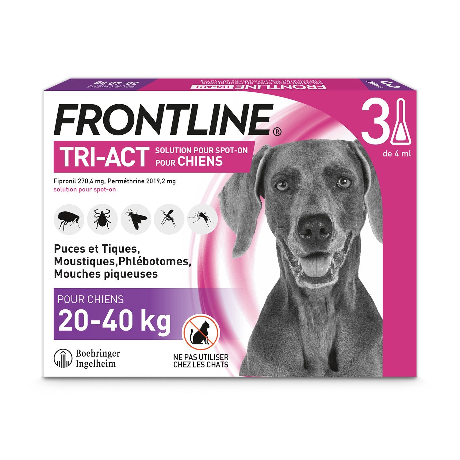 Frontline Tri-act chien