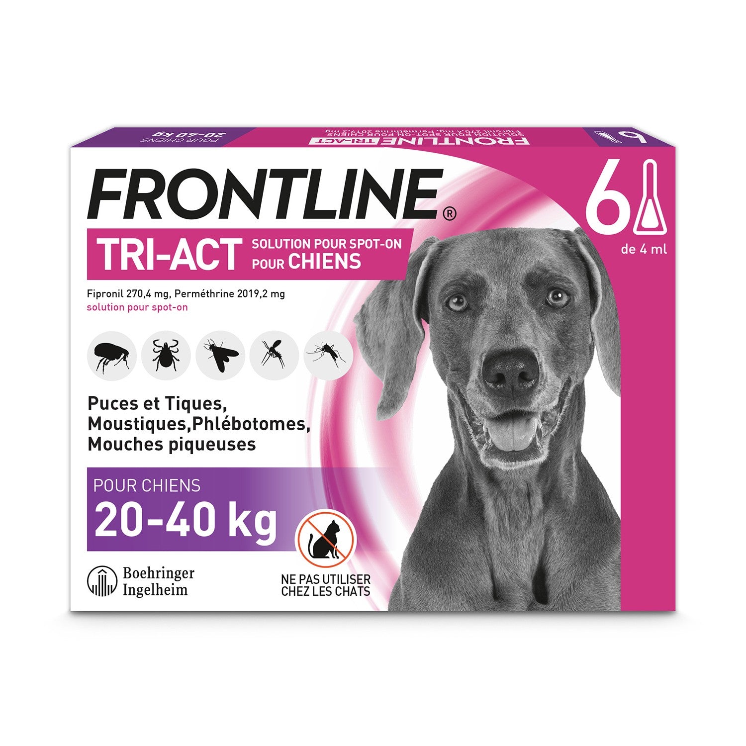 Frontline Tri-act chien