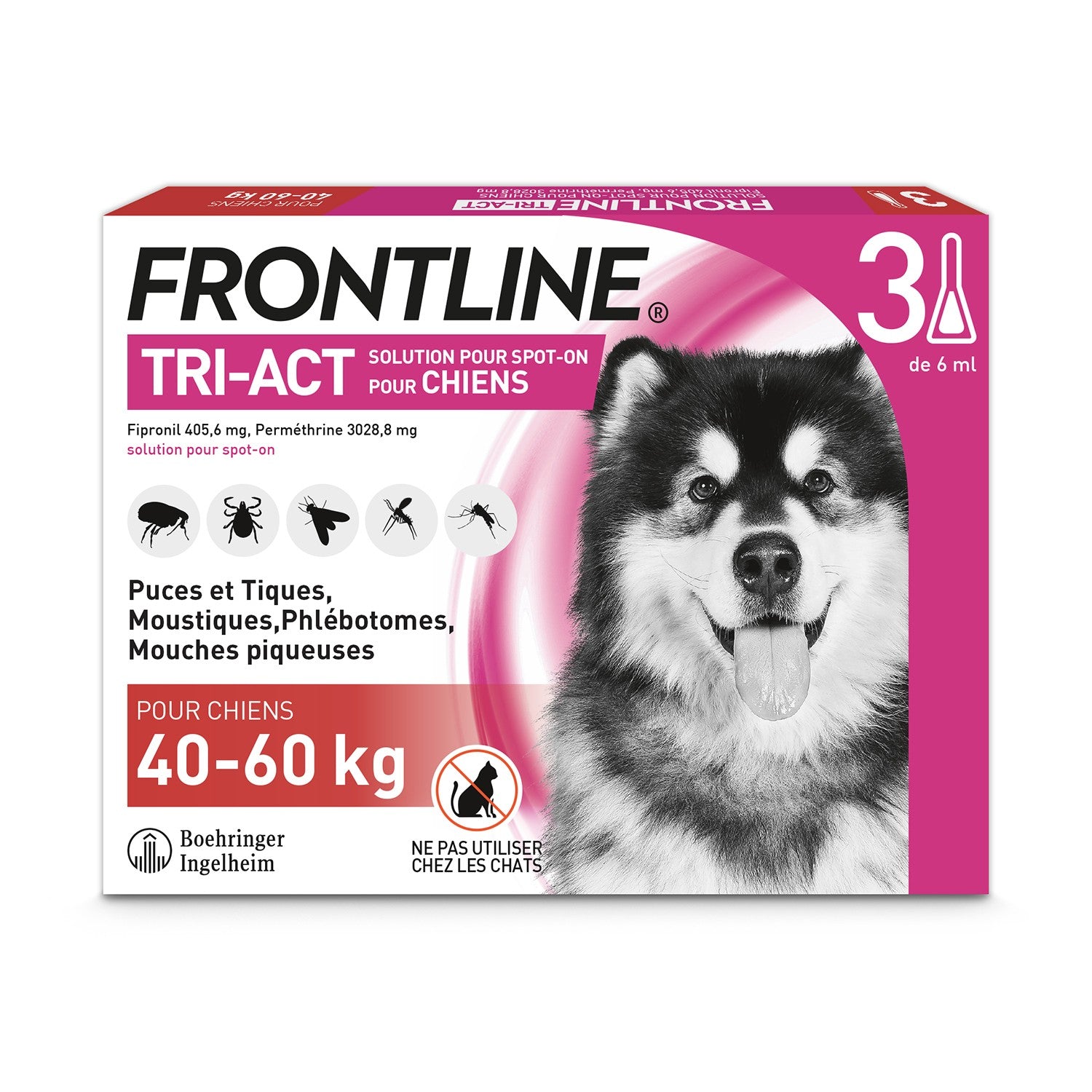 Frontline Tri-act chien