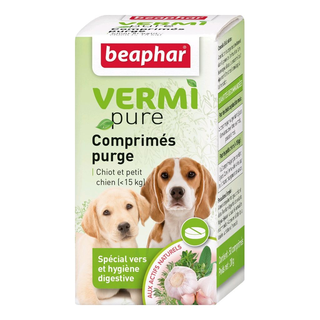 Vermipure comprimés Purge - Chiot & petit chien