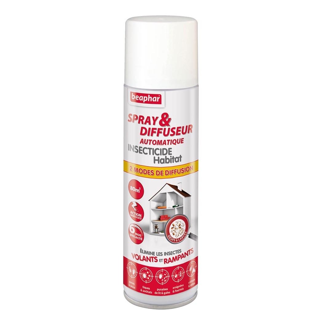 Spray & Diffuseur automatique insecticide habitat