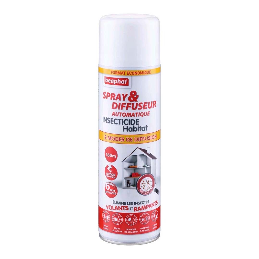 Spray & Diffuseur automatique insecticide habitat