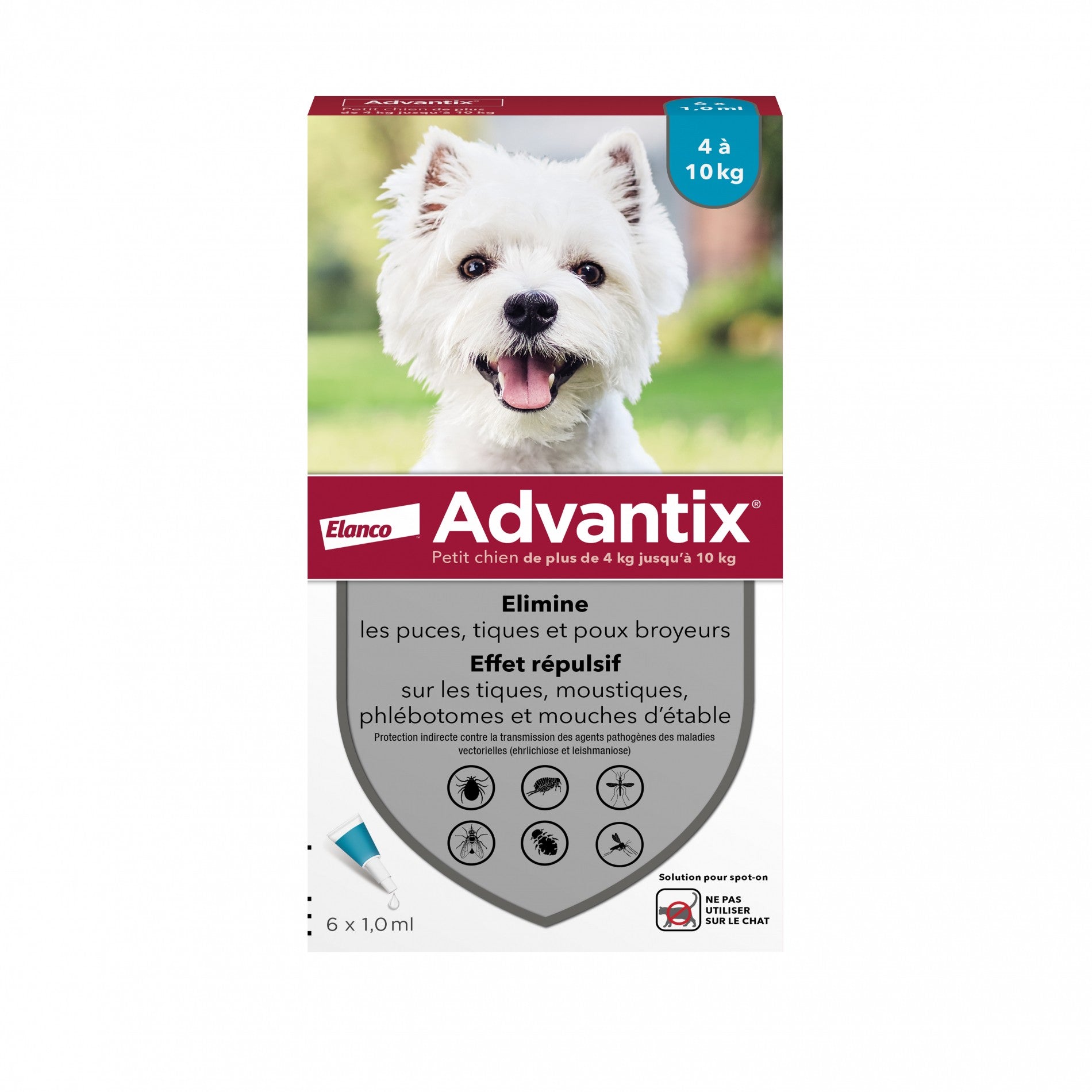 Pipettes Advantix chien