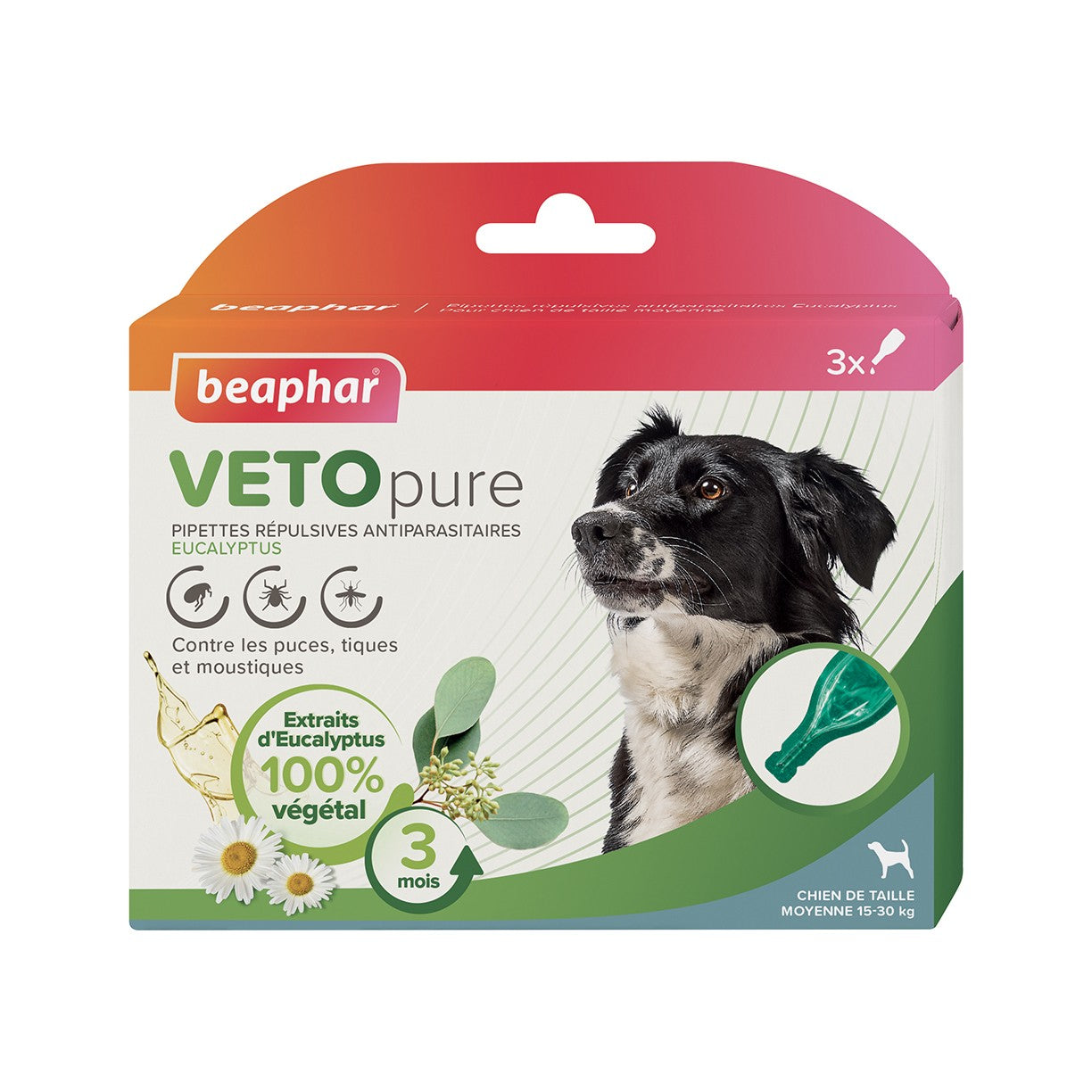 Pipettes répulsives antiparasitaires Vetopure