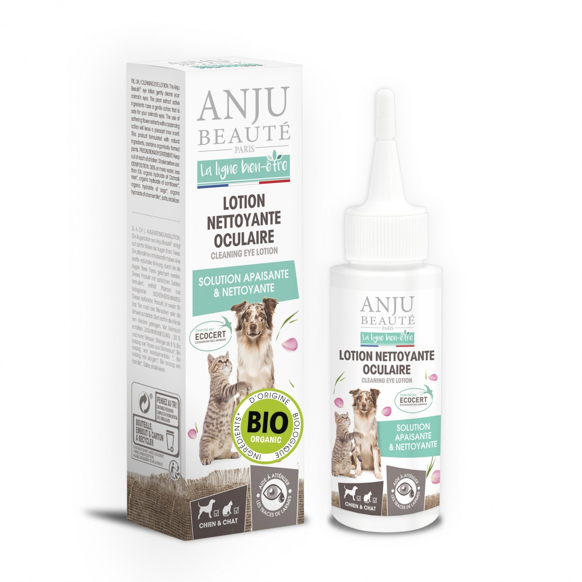 Lotion nettoyante oculaire