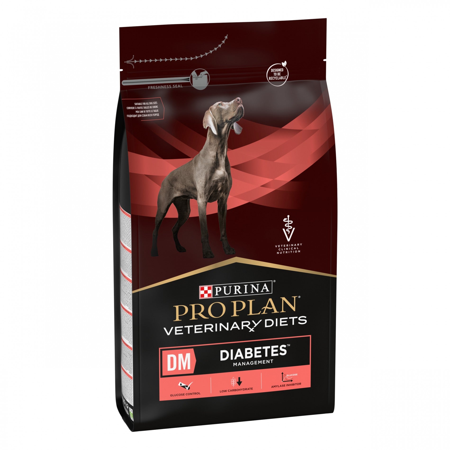 PRO PLAN Veterinary Diets DM Diabetes Management - Croquettes pour chien 12kg