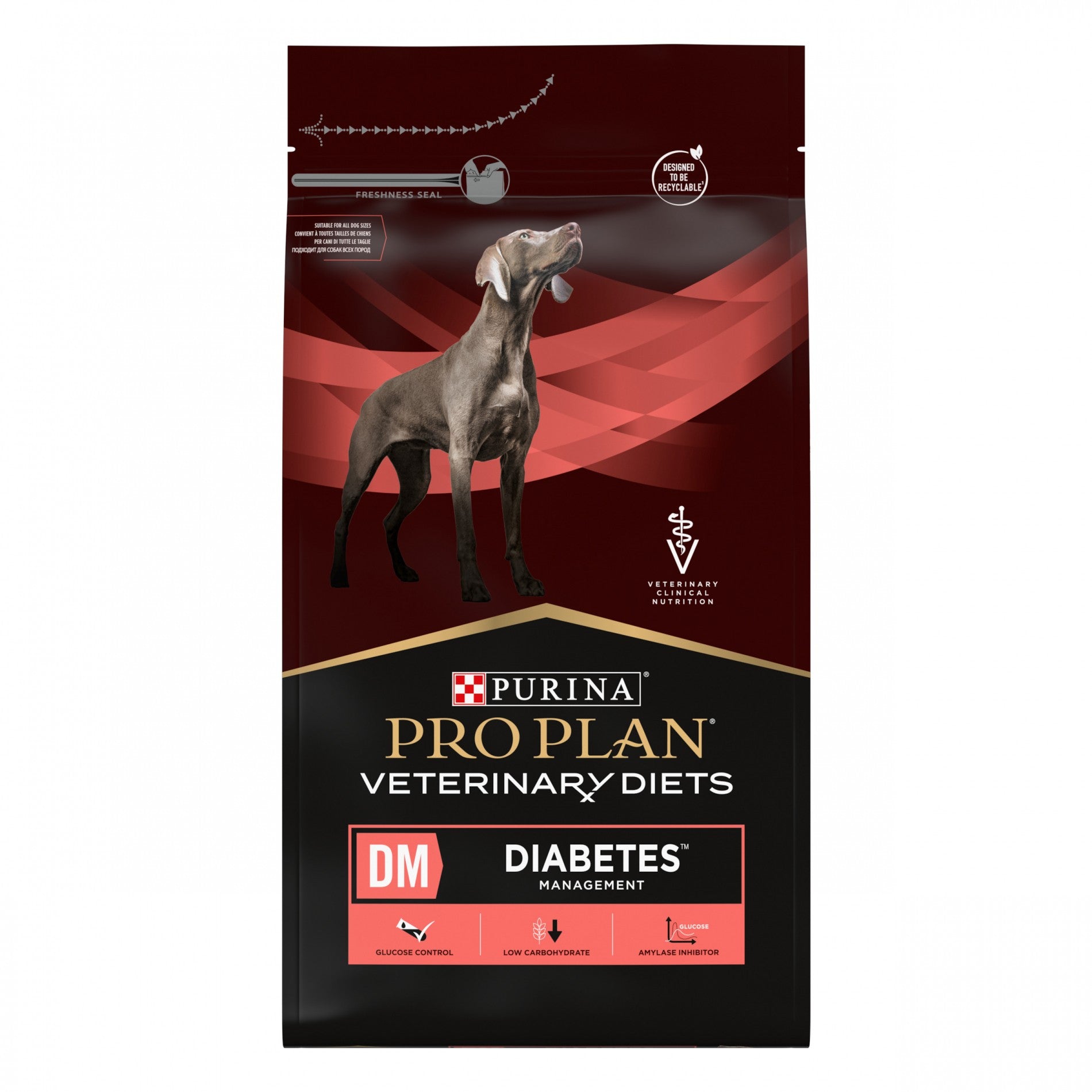 PRO PLAN Veterinary Diets DM Diabetes Management - Croquettes pour chien 12kg