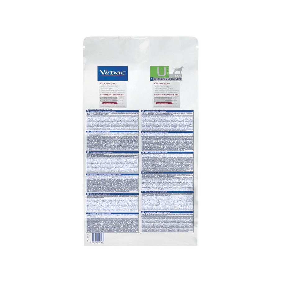 VIRBAC VETERINARY HPM Diététique Urology Dissolution & Prevention Chien