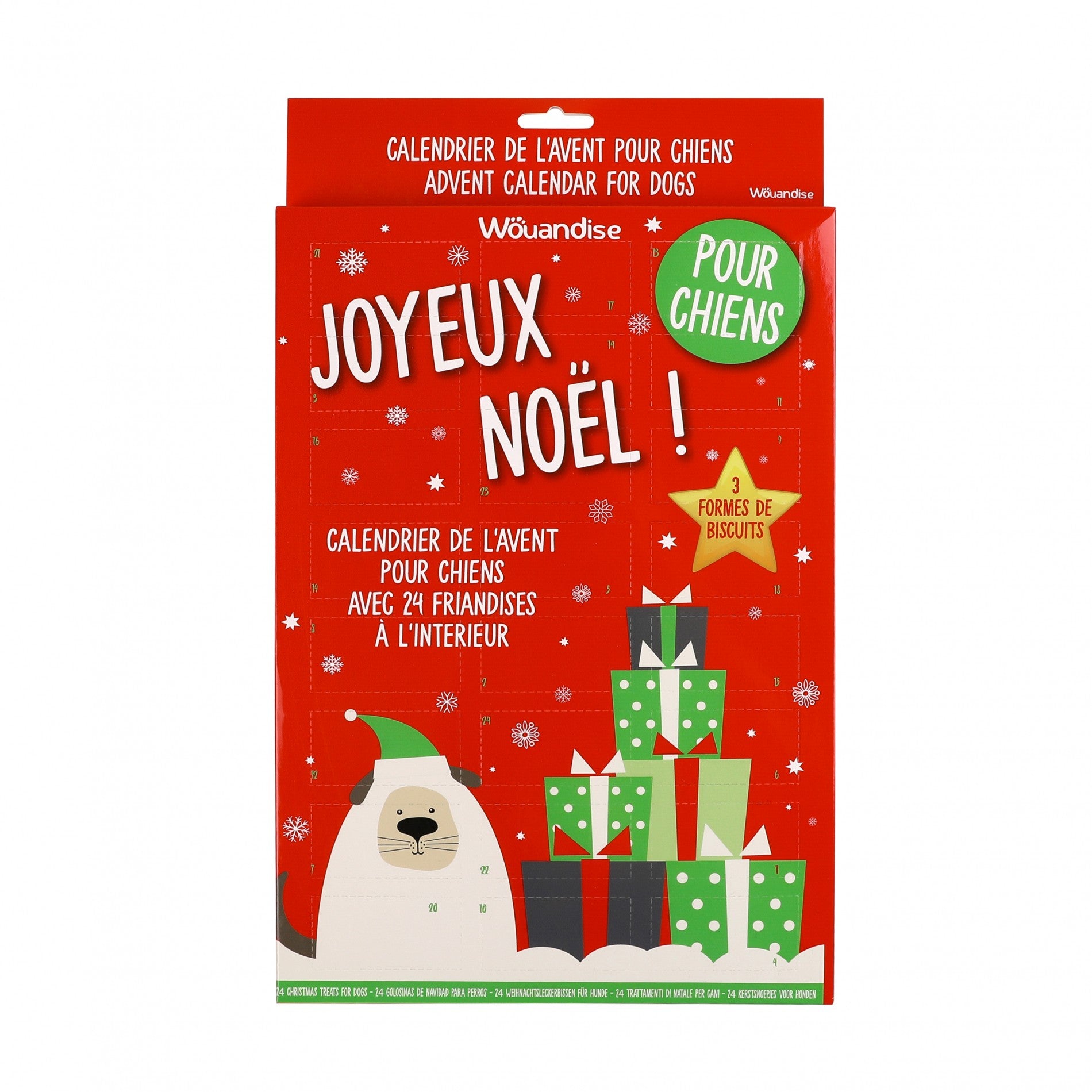 Calendrier de l'Avent pour chien Wouapy