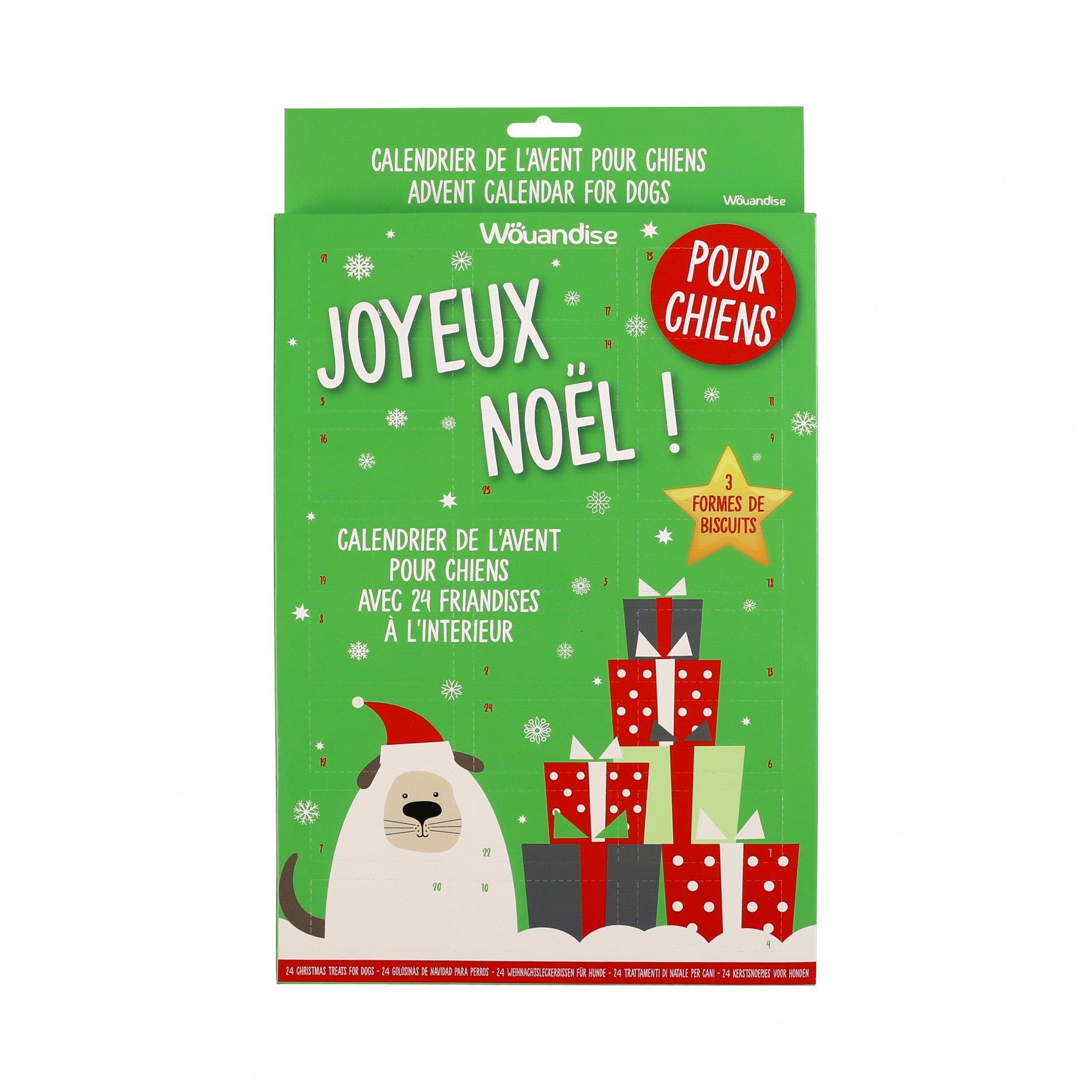 Calendrier de l'Avent pour chien Wouapy