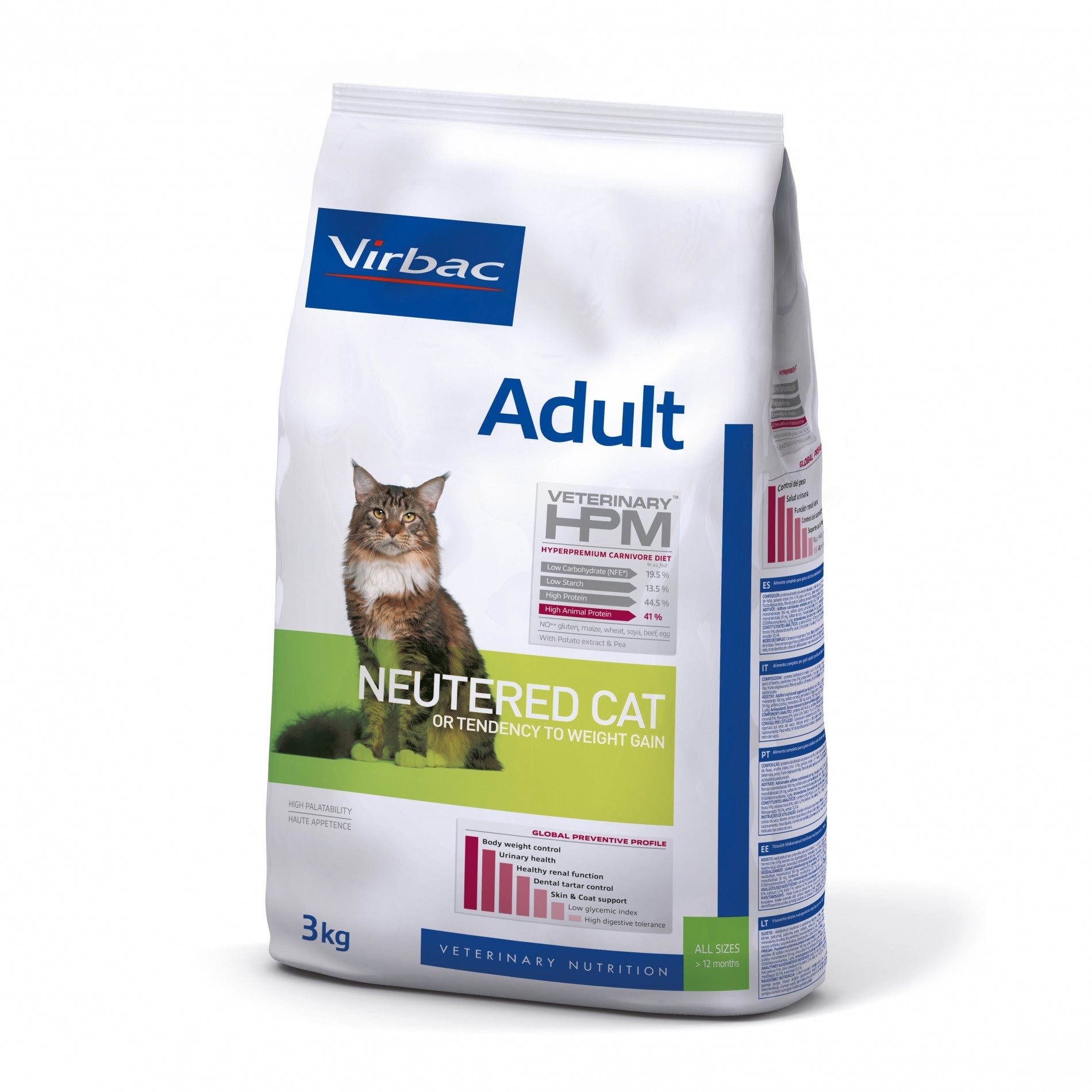 VIRBAC Veterinary HPM Adult Neutered Cat