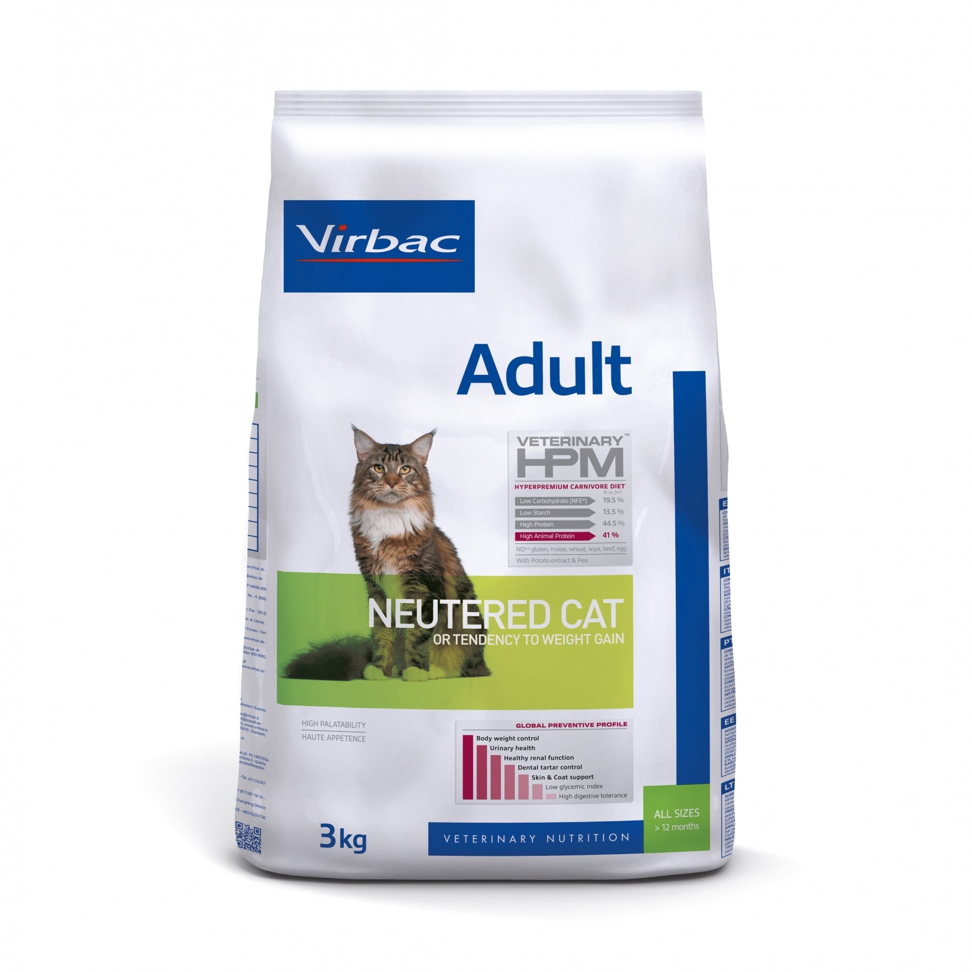 VIRBAC Veterinary HPM Adult Neutered Cat