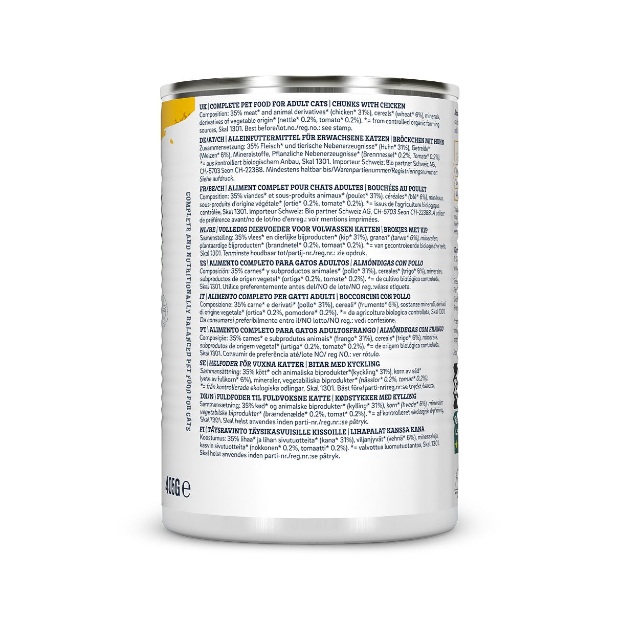 Yarrah bouchées bio - Lot 12 x 405g