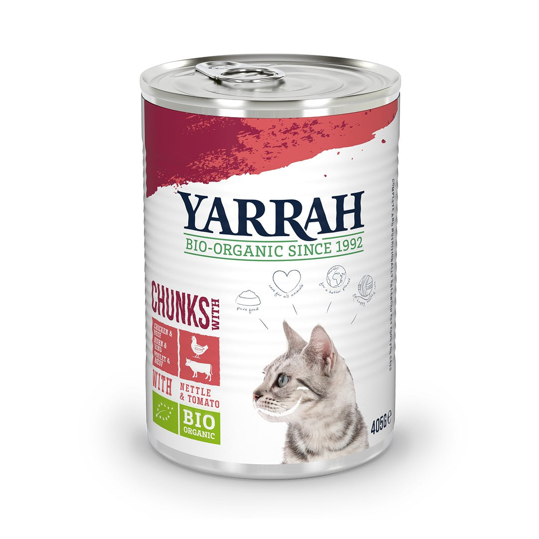 Yarrah bouchées bio - Lot 12 x 405g