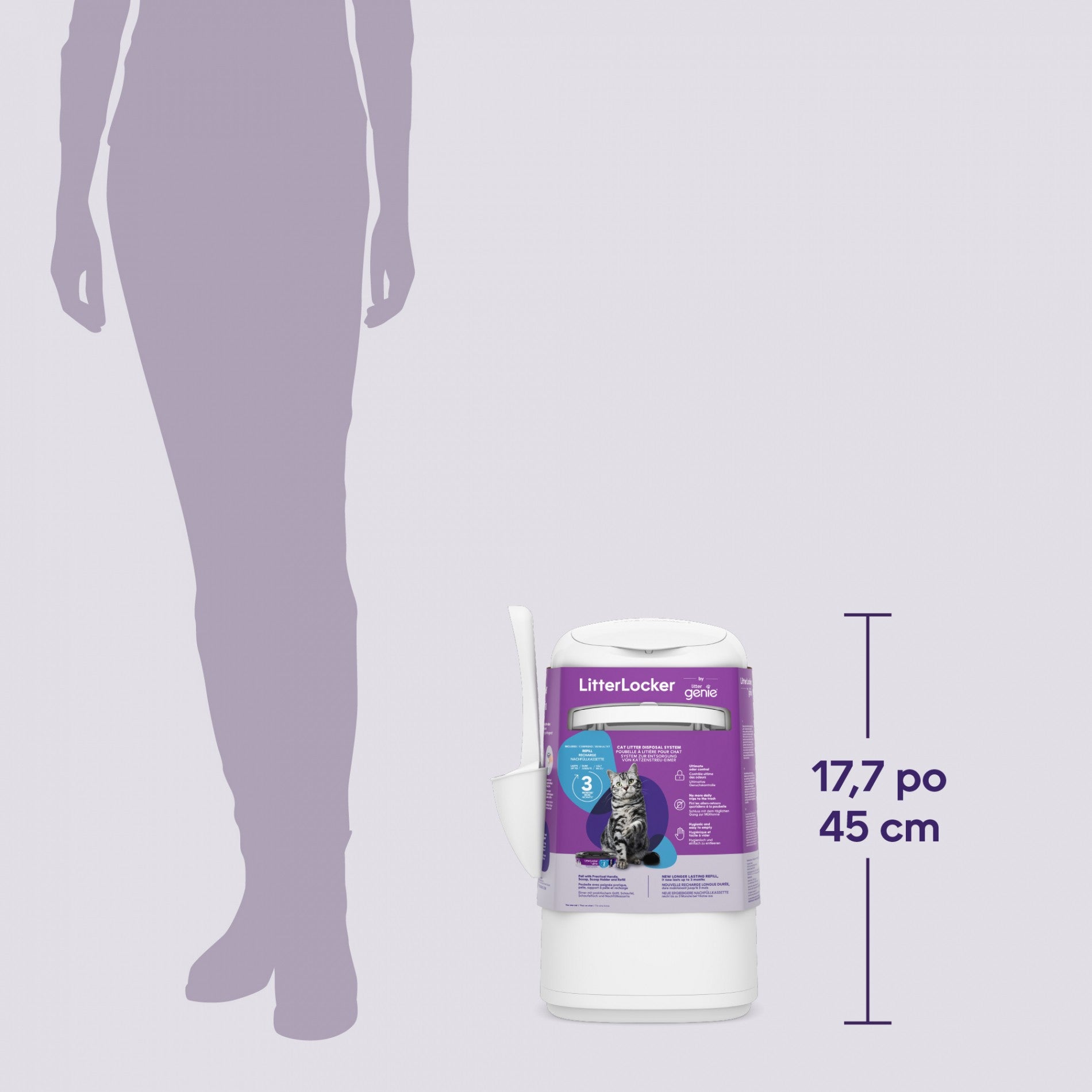 Poubelle à litière Litter Locker by Litter Genie