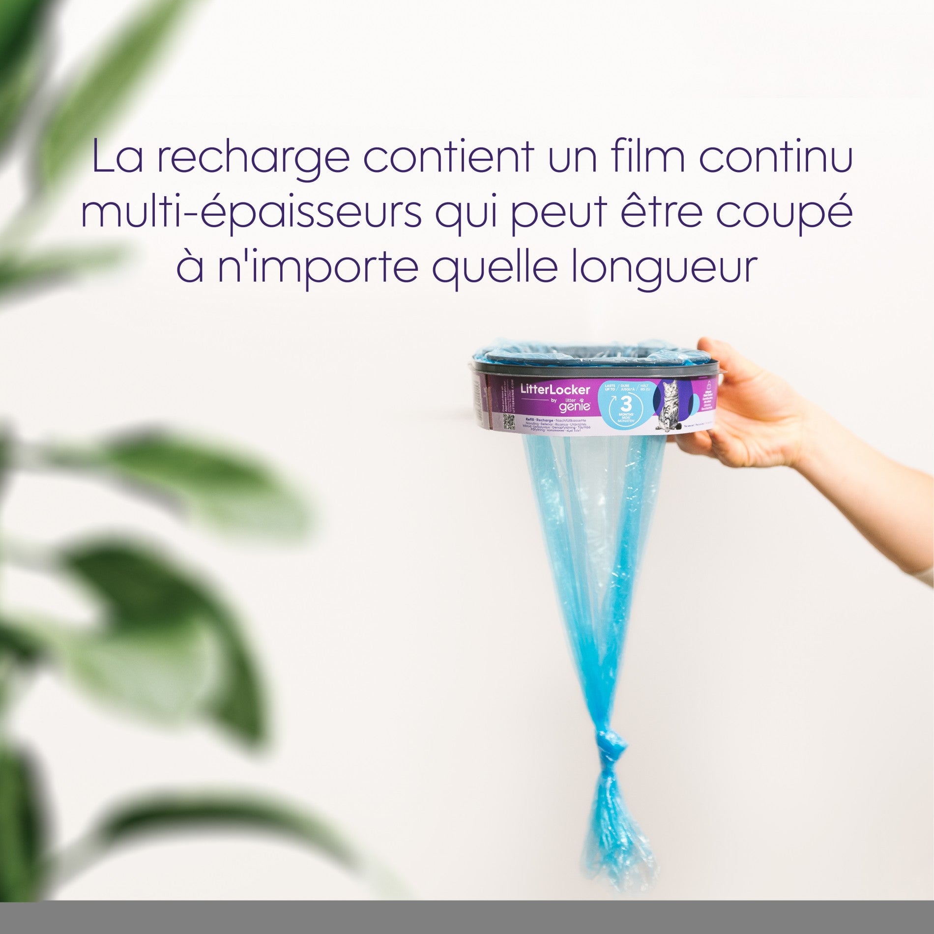 Recharge octogonale pour poubelle Litter Locker Fashion & Litter Genie