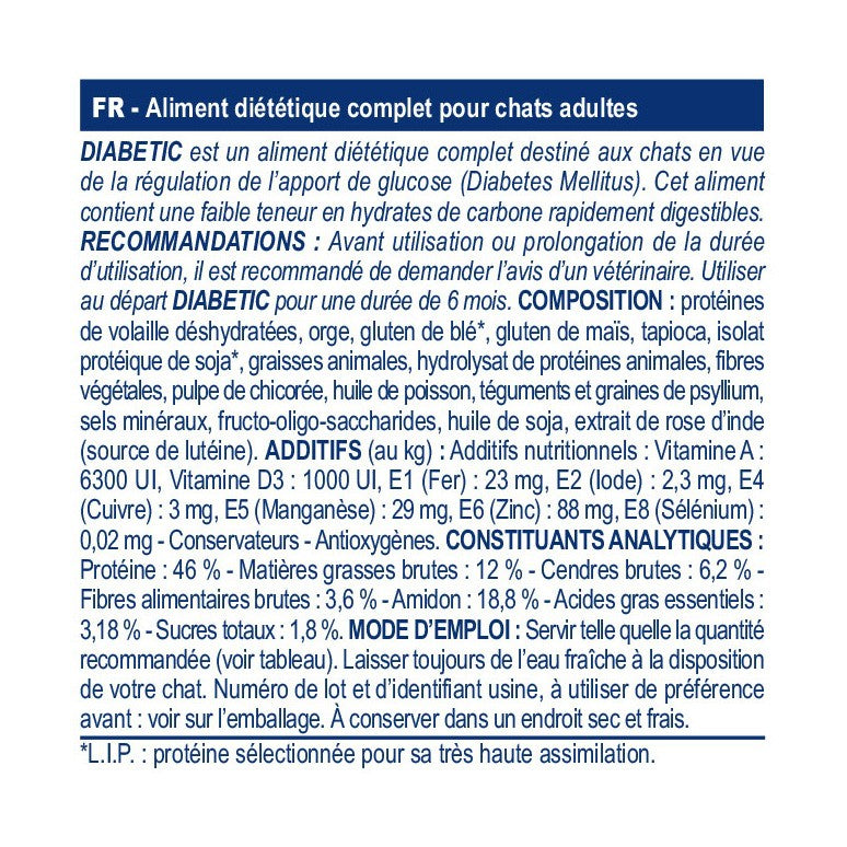 Royal Canin Veterinary Diabetic - Croquettes pour chat