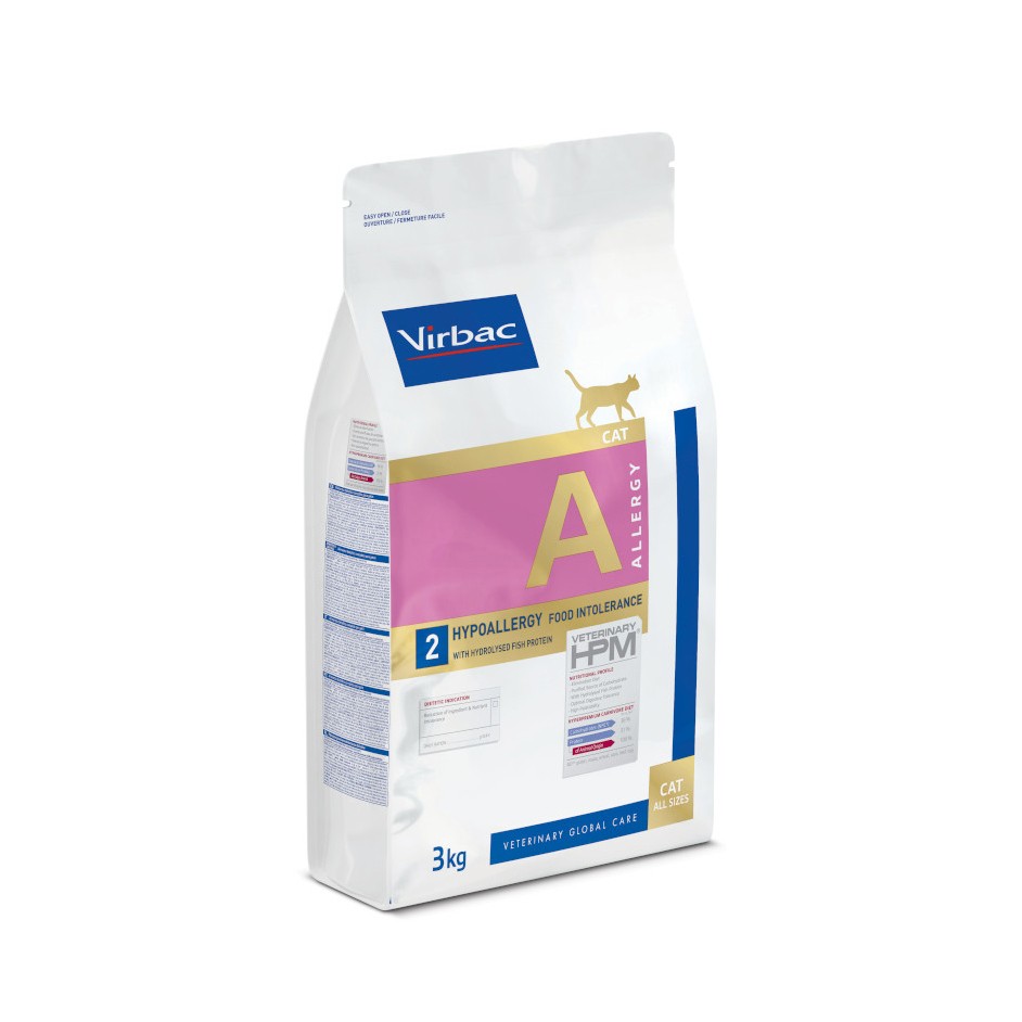 VIRBAC VETERINARY HPM Diététique Hypoallergy food intolerance Chat