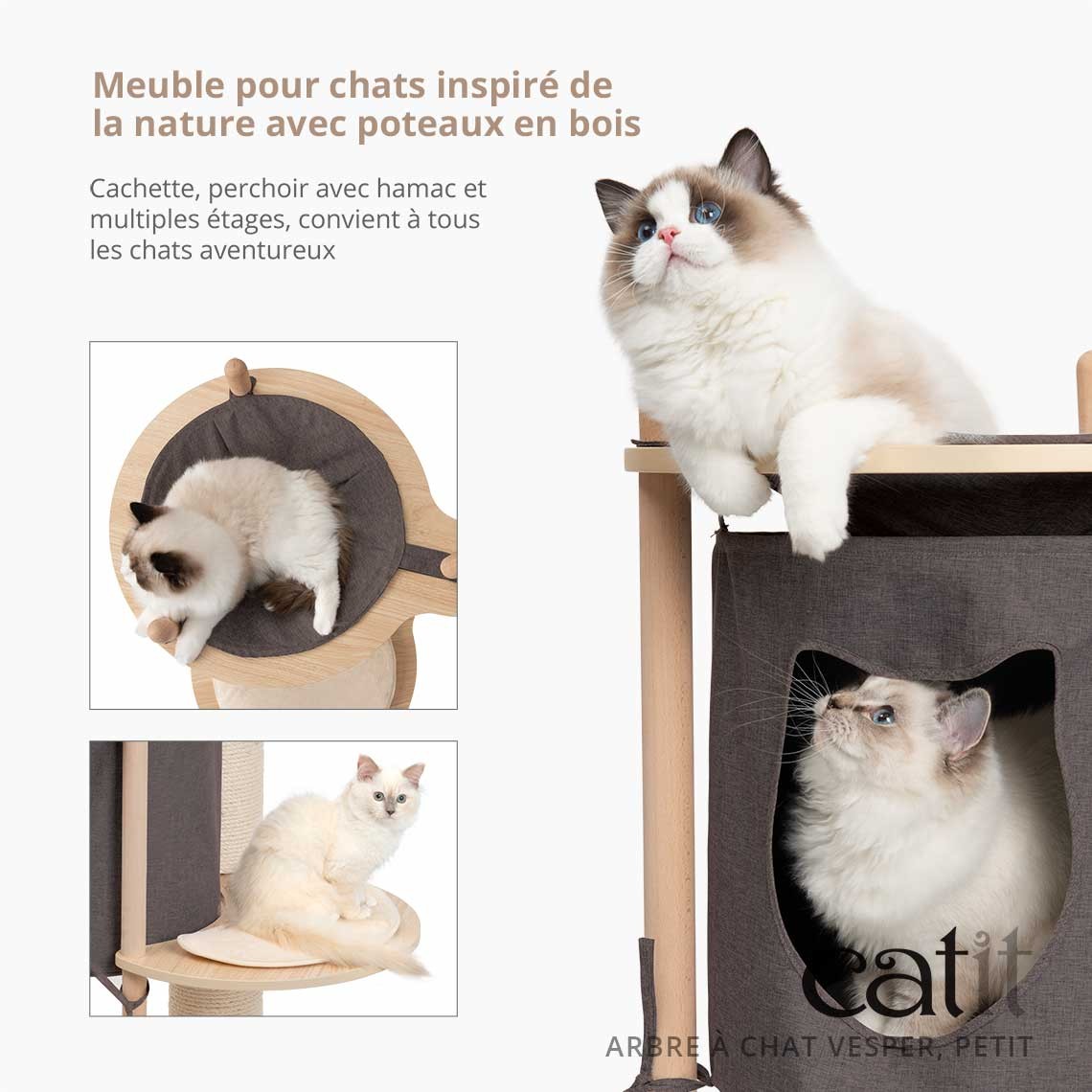 Arbre à chat Vesper TreeHouse I