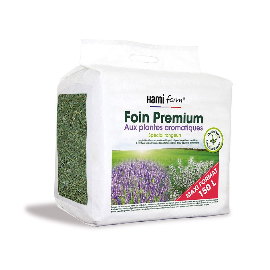 Foin prémium aux plantes aromatiques - Maxi format 150 L