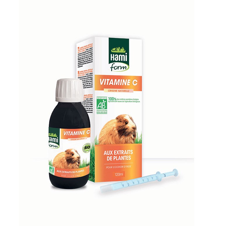 Vitamine C BIO pour cochon d'inde