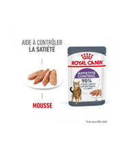 ROYAL CANIN Appetite Control Care en Mousse – Pâtée pour chat